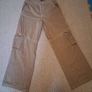 Zara Olive-Tan Cargo Pants